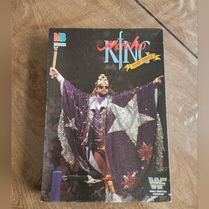 Vintage 1990 MB 250 Pc Puzzle Macho King Randy Savage WWF WWE 4074-4 Sealed Box